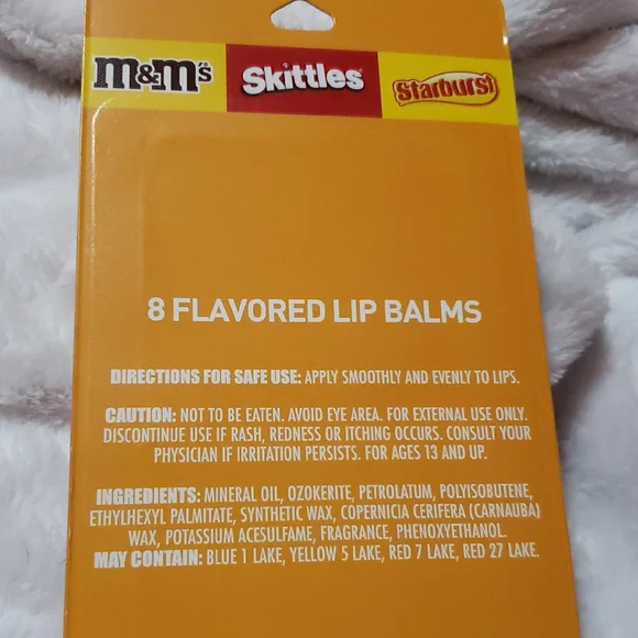 New In Original Pkg M&M's, Skittles, Starburst Flavored Lip Balms - Picture 6 of 8